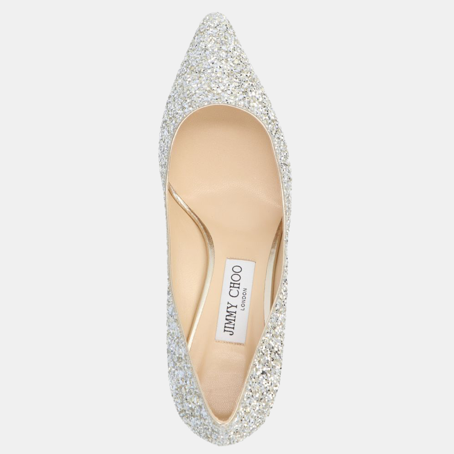 

Dolce & Gabbana Silver Glitter Romy Pumps Size IT