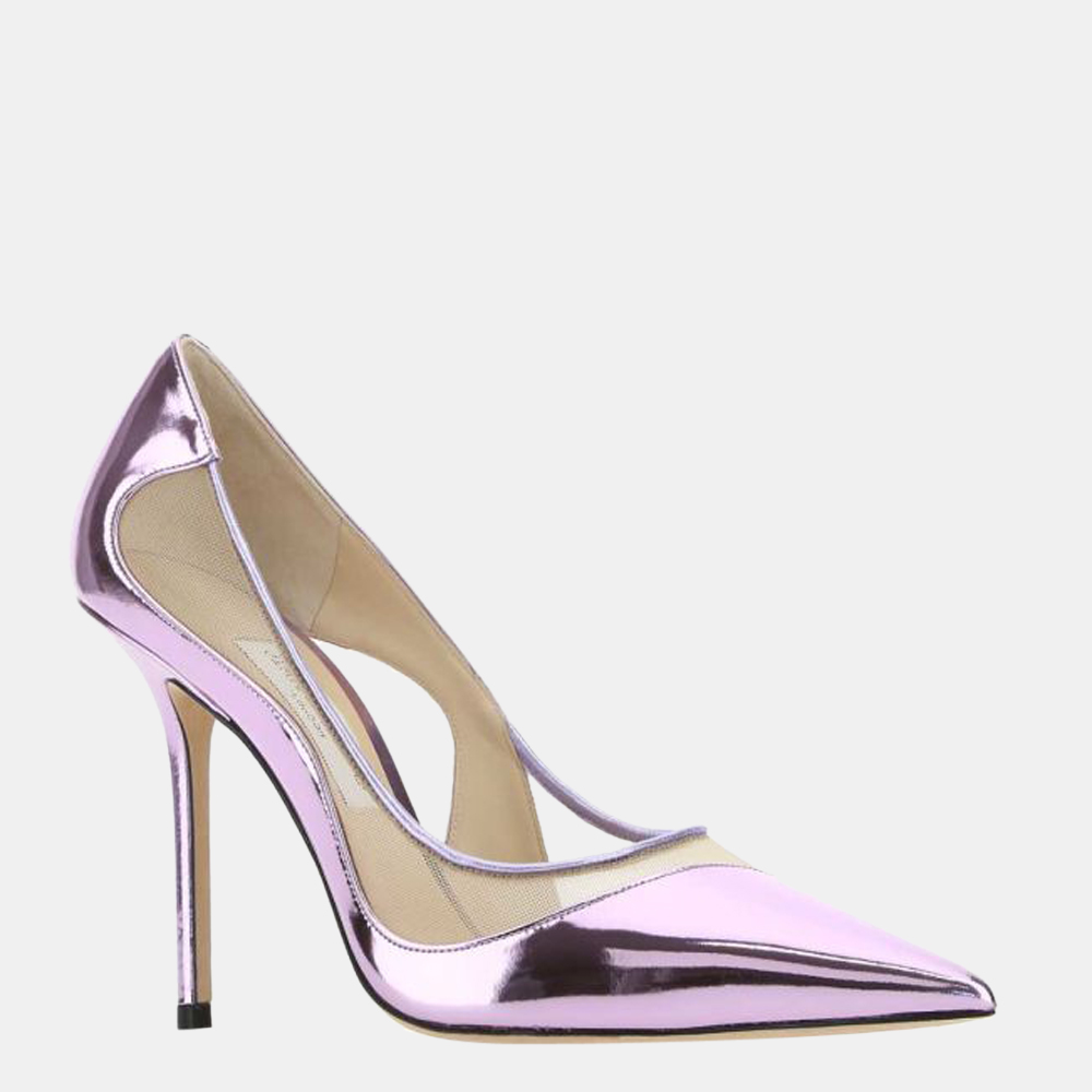 

Jimmy Choo Purple Metallic Love Pumps Size EU