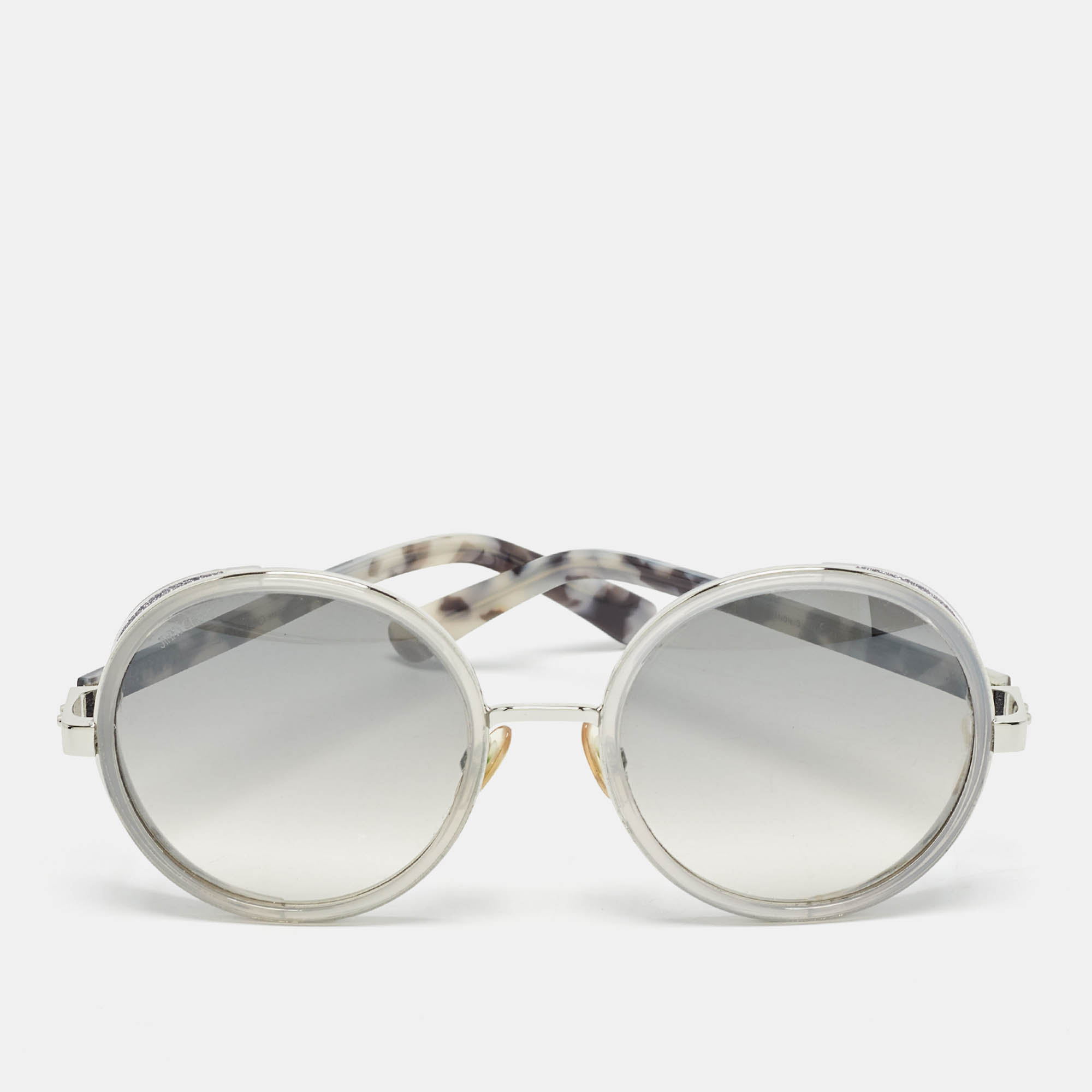 

Jimmy Choo Grey Gradient Andie/S Round Sunglasses