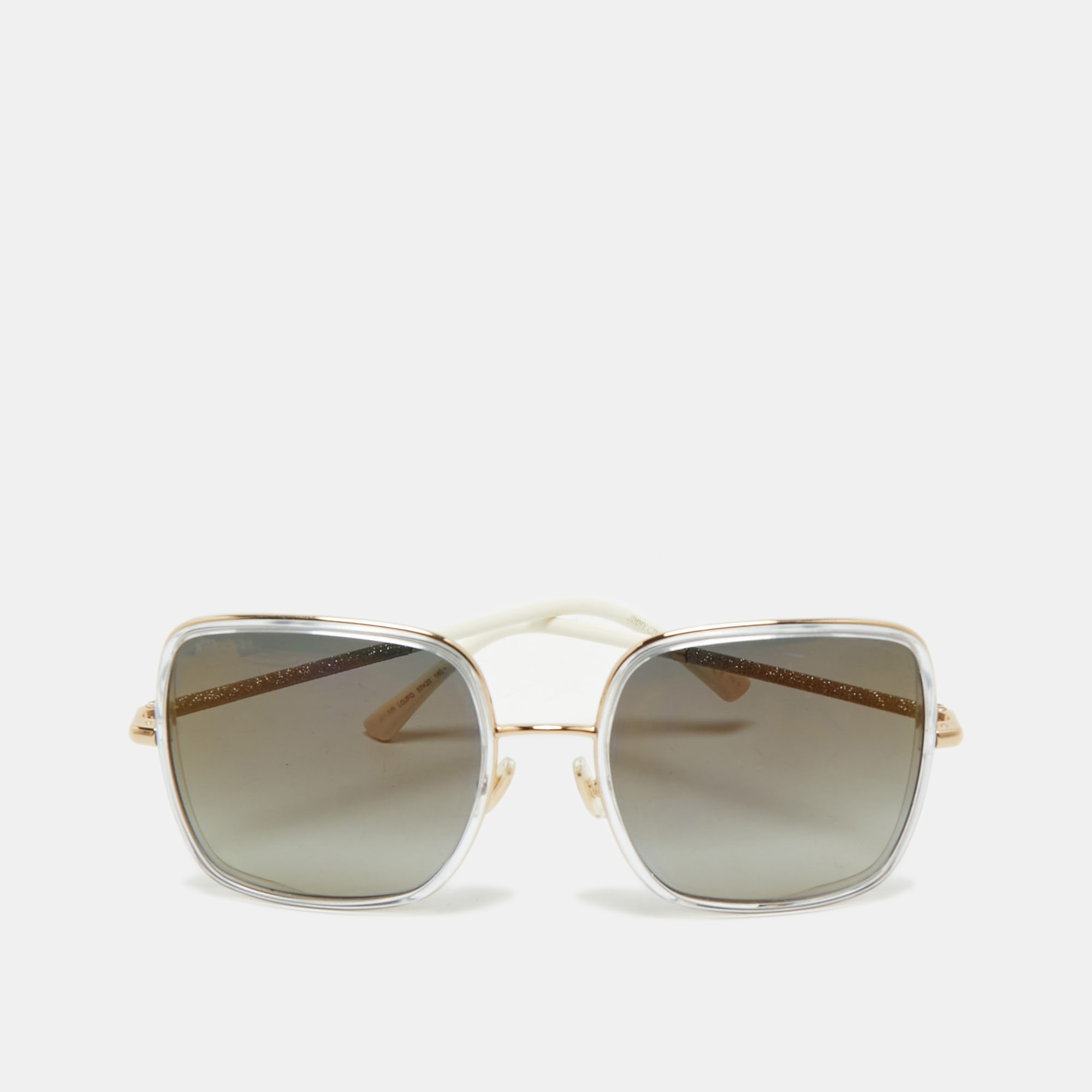 

Jimmy Choo Grey Gradient JAYLA/S Oversized Sunglasses, Black