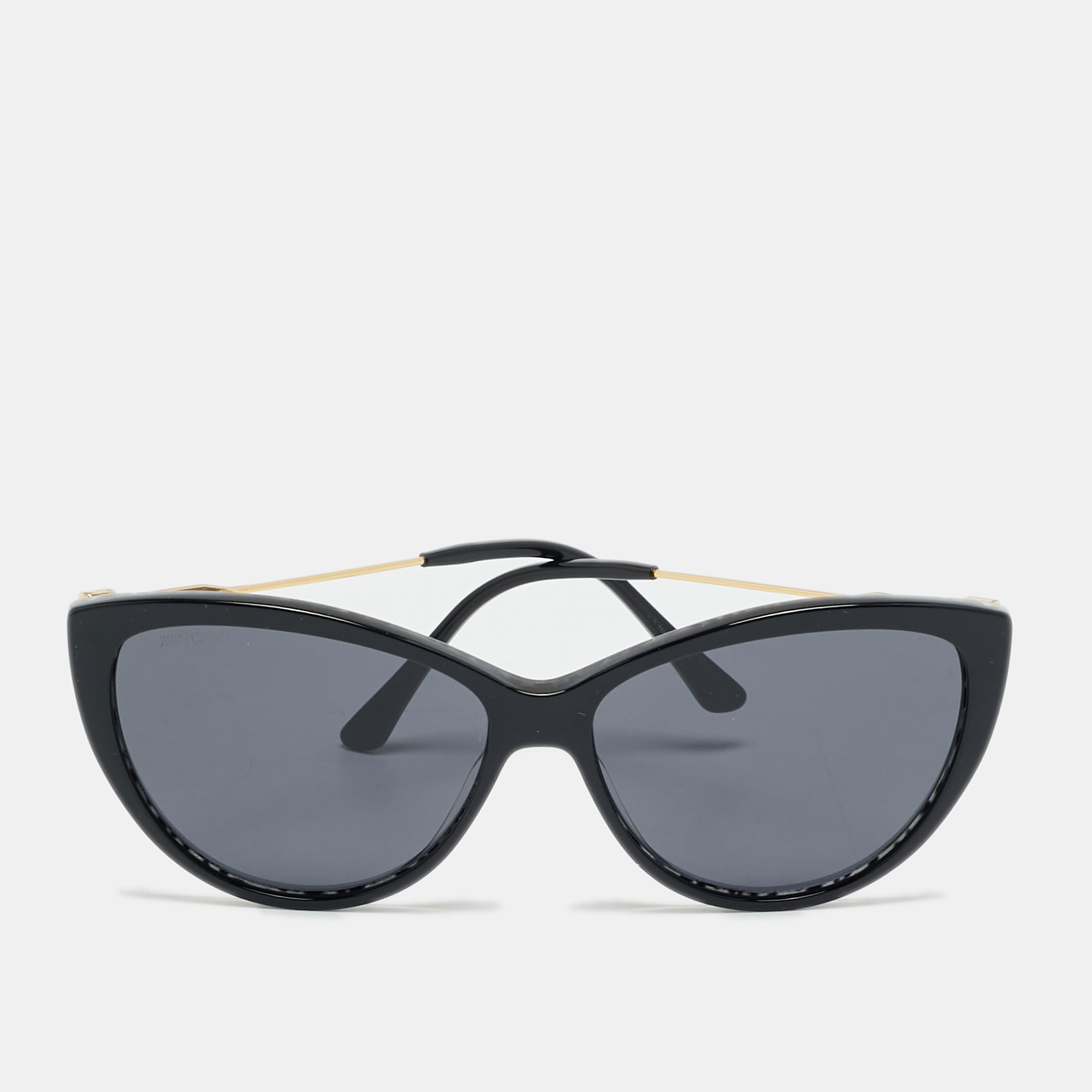 

Jimmy Choo Black/Gold Tone Gradient Rym Cat Eye Sunglasses