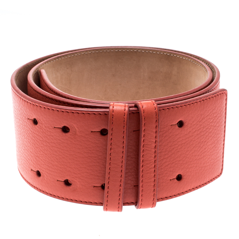 

Jimmy Choo Coral Leather Waist Belt, Pink