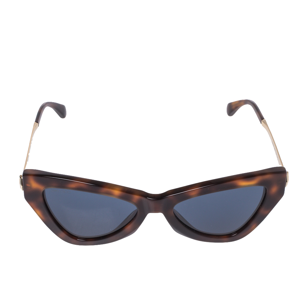 

Jimmy Choo Brown/Blue Tortoise Donna Cat Eye Sunglasses