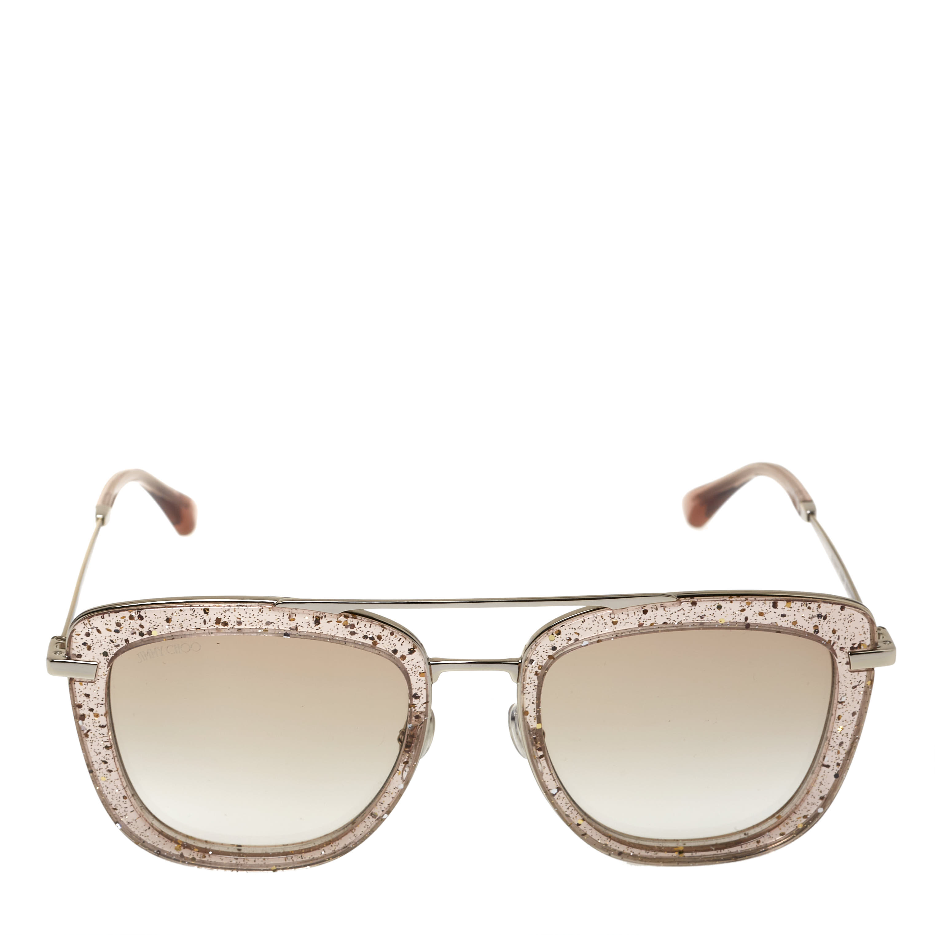 

Jimmy Choo Pink/Silver Gradient Glossy/S Square Sunglasses