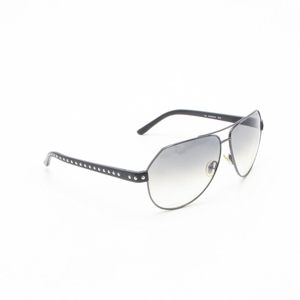 Jimmy Choo Black and Grey Aviators