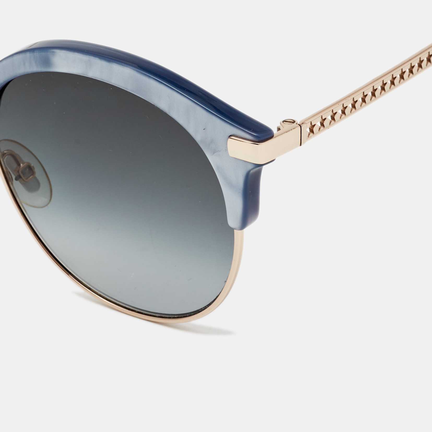 

Jimmy Choo Blue Hally/S MVU9O Round Sunglasses