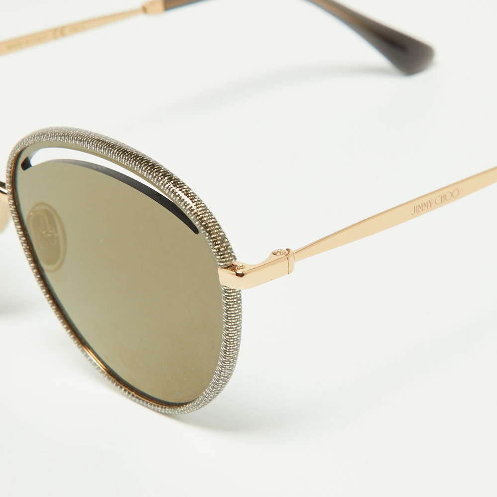 

Jimmy Choo Gold/Grey MALYA/S Cat-Eye Sunglasses