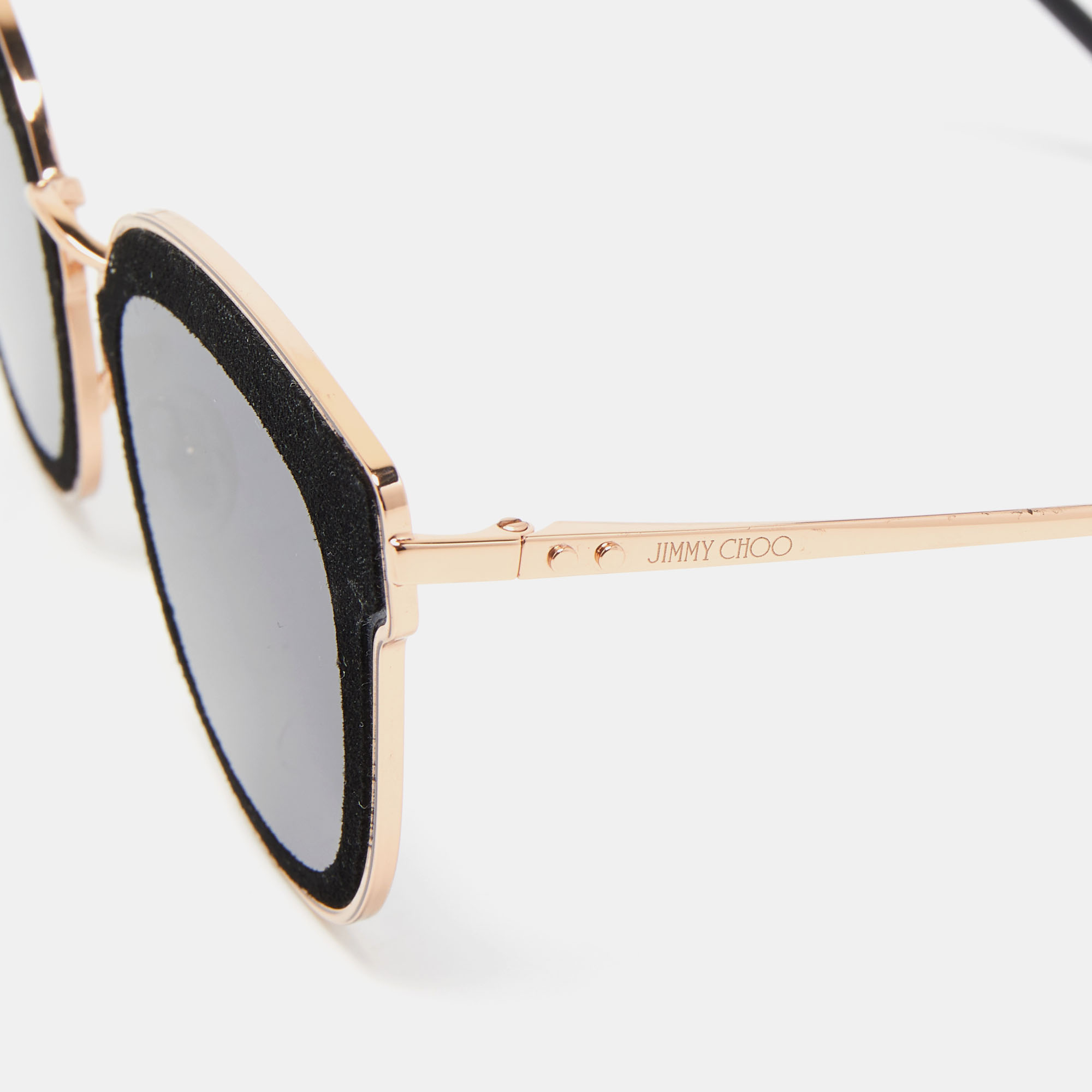 

Jimmy Choo Black/Gold Nile/S Cat Eye Sunglasses