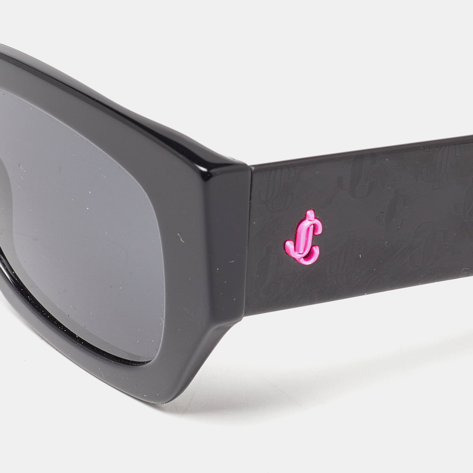 

Jimmy Choo Black/Black CAMI/S Rectangle Sunglasses