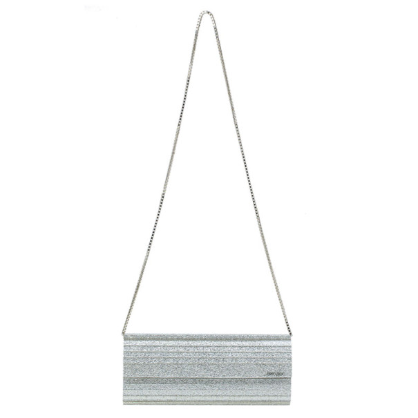 مملوكة مسبقًا Jimmy Choo Silver Acrylic Sweetie Clutch