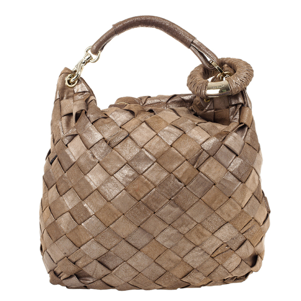 Pre Owned Jimmy Choo Sky Woven Hobo