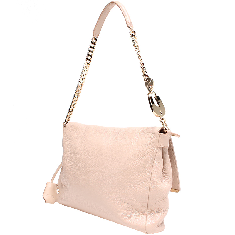 

Jimmy Choo Pink Leather Chain Shoulder Bag