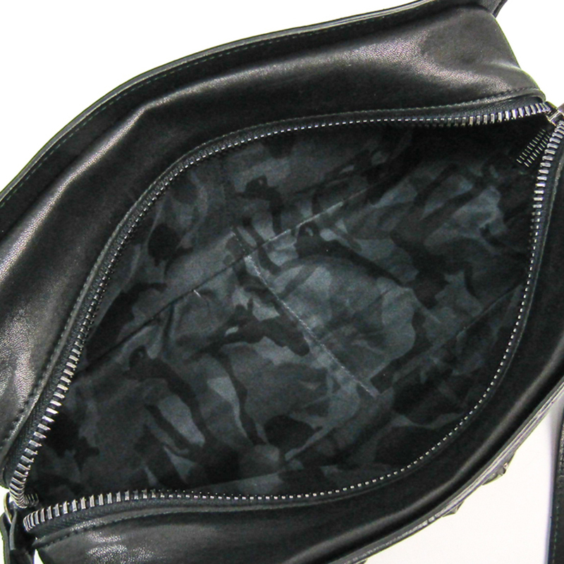 

Jimmy Choo Black Leather Stars Clutch Bag