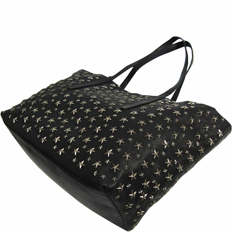 

Jimmy Choo Black Leather Pimlico Tote