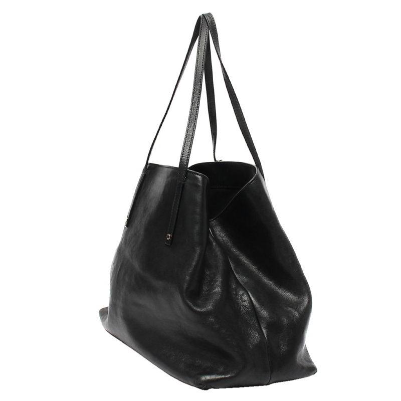 

Jimmy Choo Black Sasha Leather Tote Bag