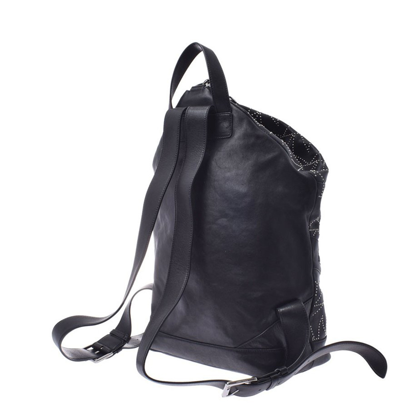 

Jimmy Choo Black Leather Studs Backpack