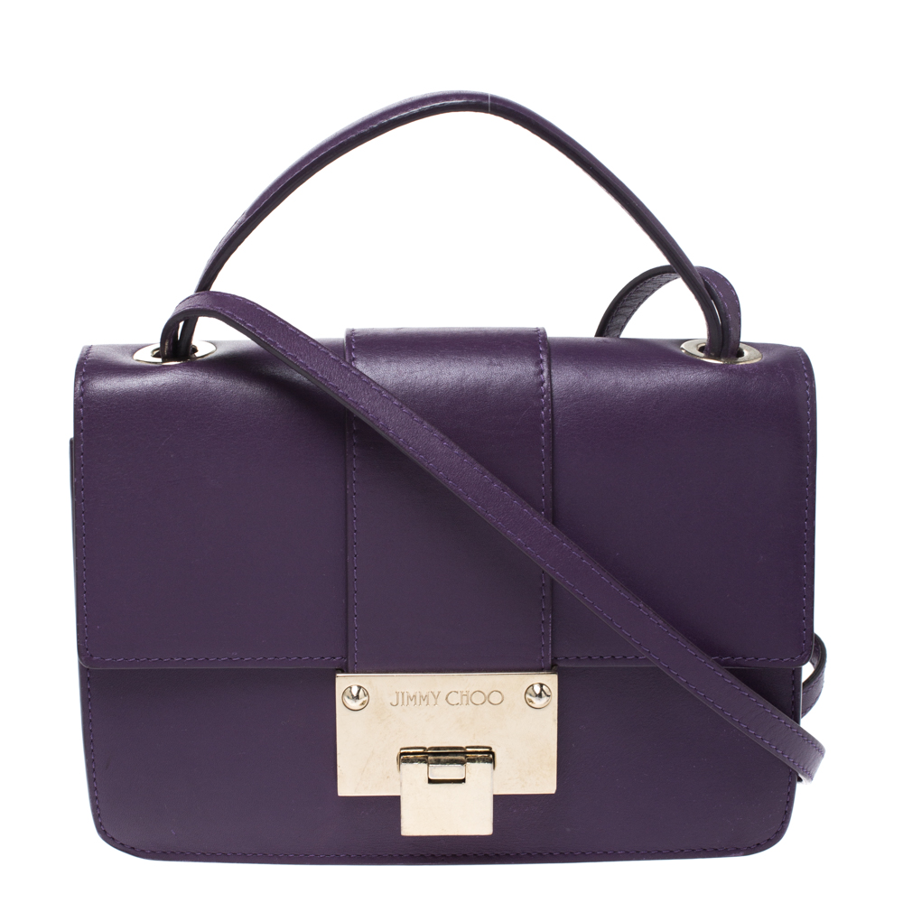 jimmy choo purple bag