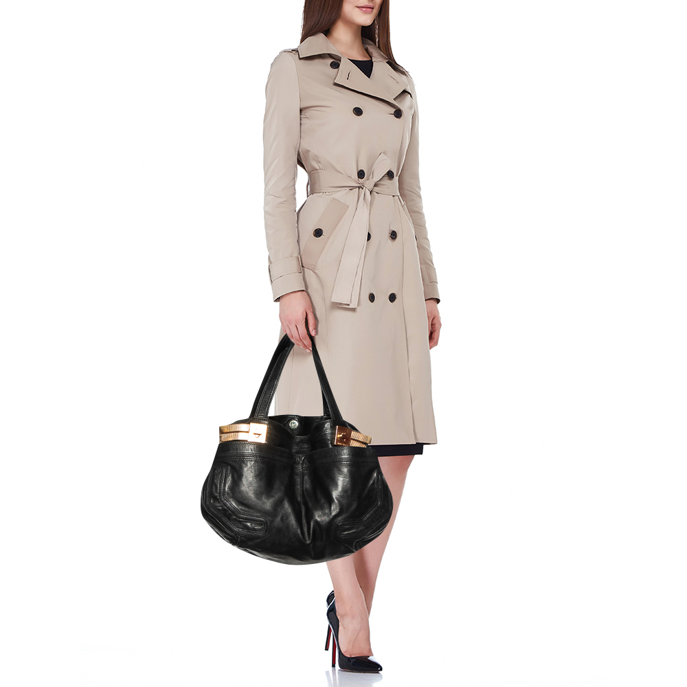 

Jimmy Choo Black Leather Tote