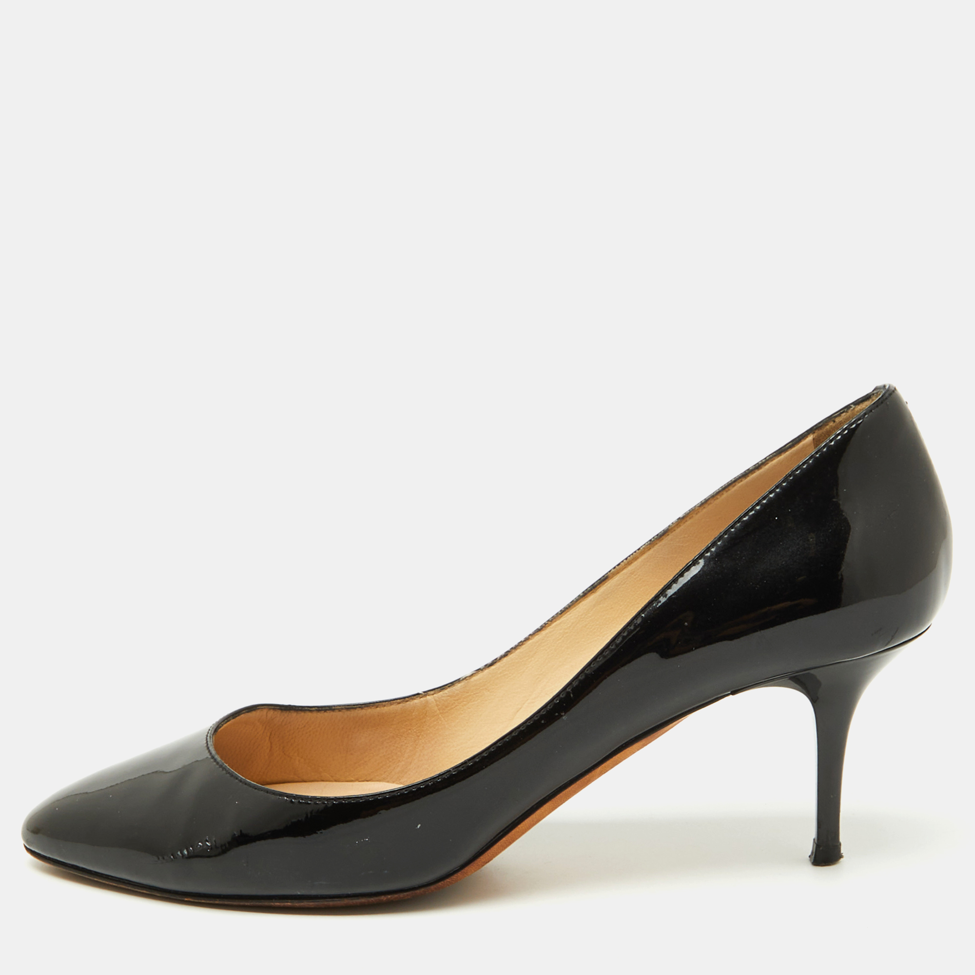 

Jimmy Choo Black Patent Leather Pumps Size