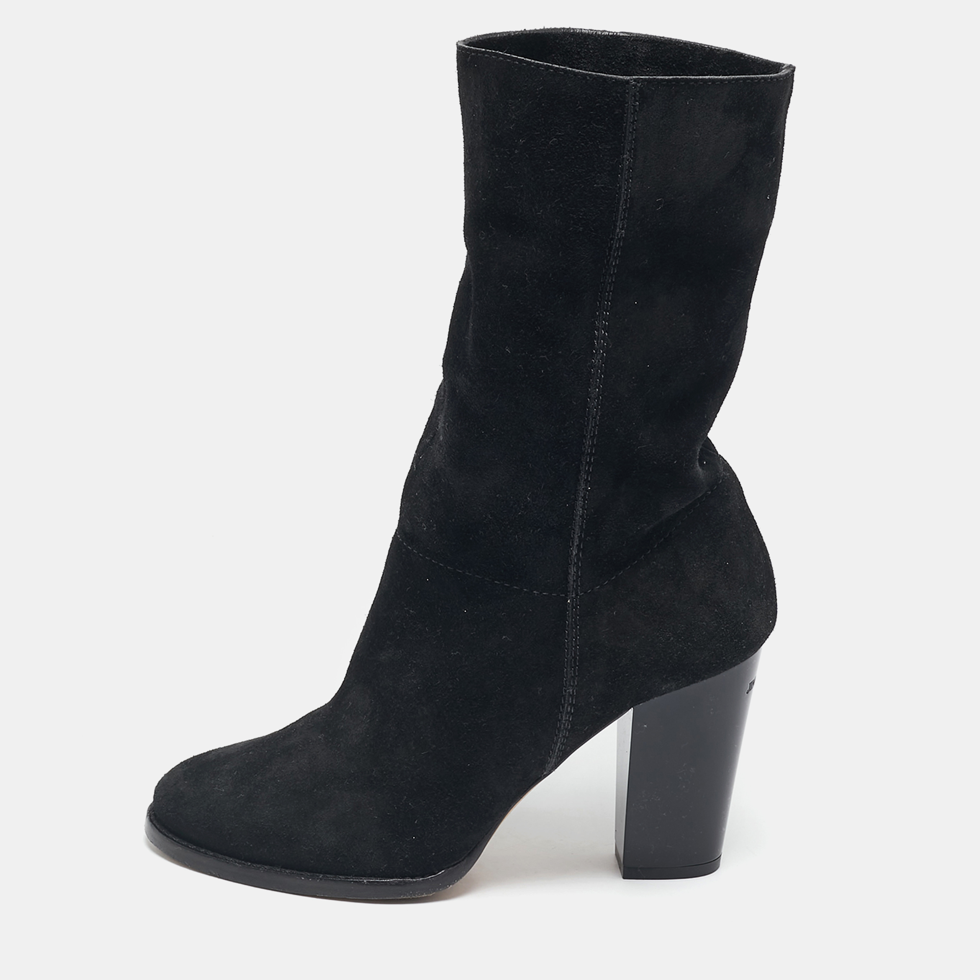 

Jimmy Choo Black Suede Ankle Boots Size