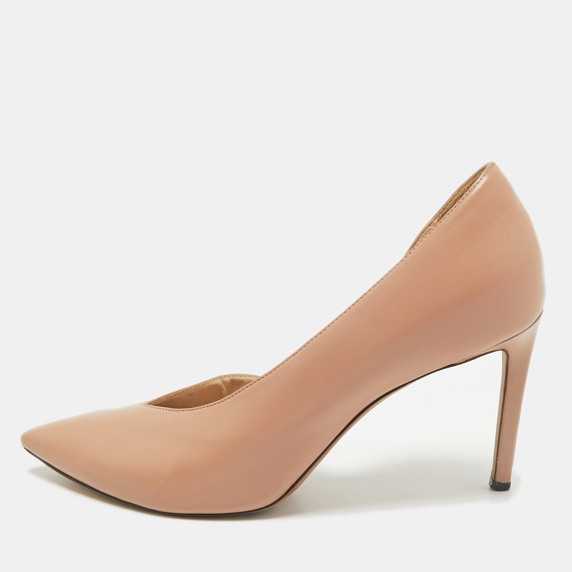

Jimmy Choo Beige Leather Sophia D'orsay Pumps Size
