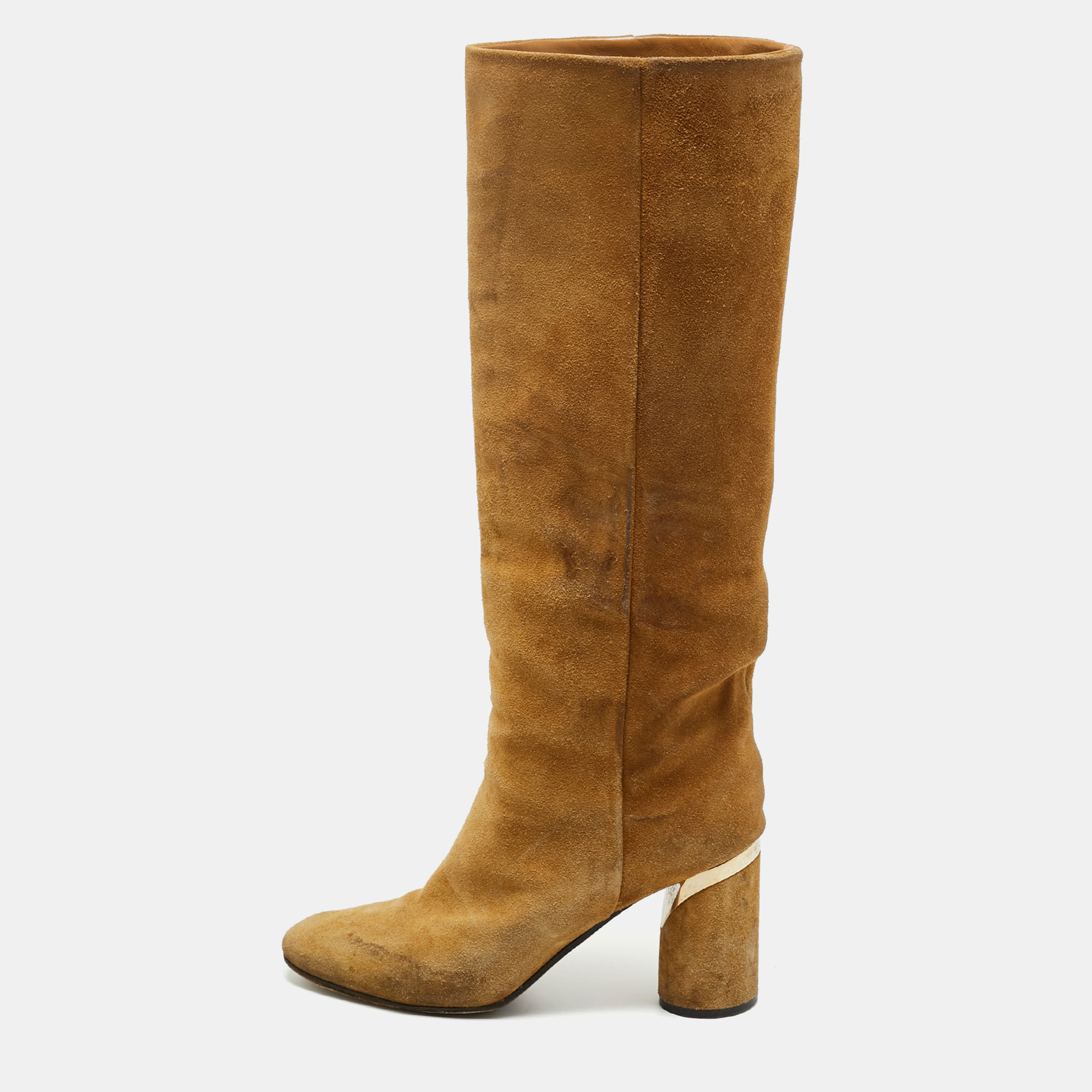 

Jimmy Choo Light Brown Suede Lily Knee Length Boots Size