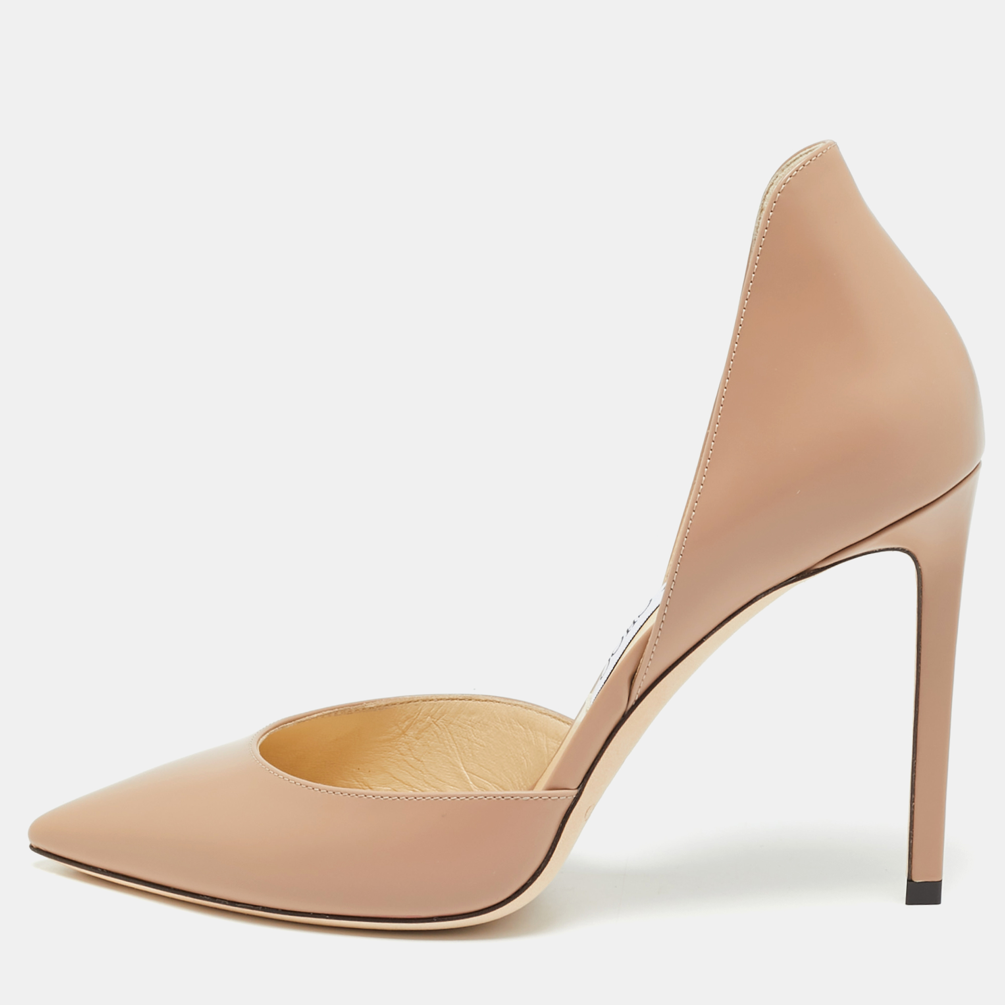

Jimmy Choo Liz Size  Ballet Pink Leather Pointed Toe Pumps