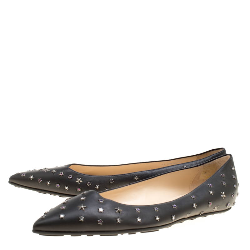 jimmy choo pointed flats