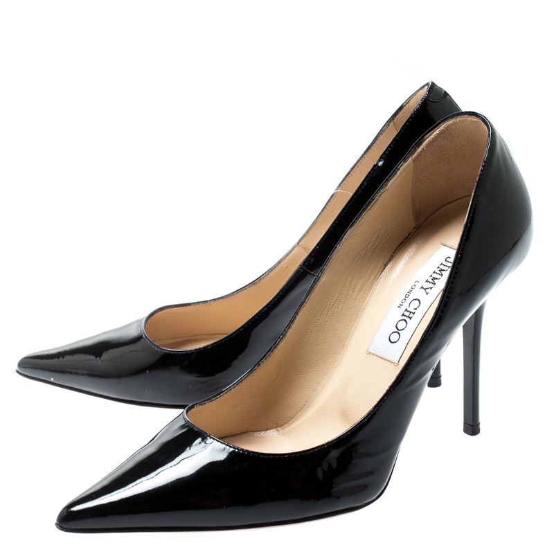 jimmy choo romy patent leather