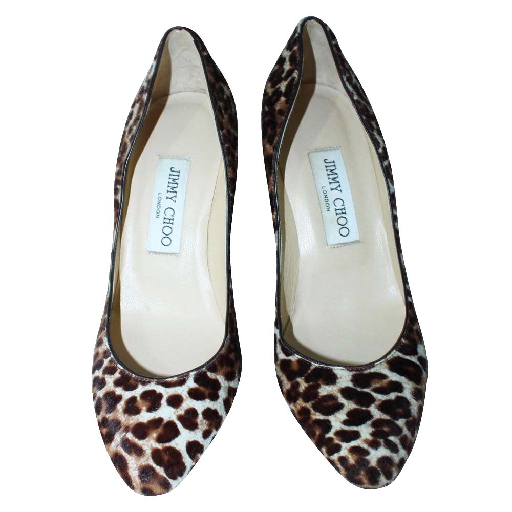 

Jimmy Choo Brown Pony Hair Romy Pumps Size