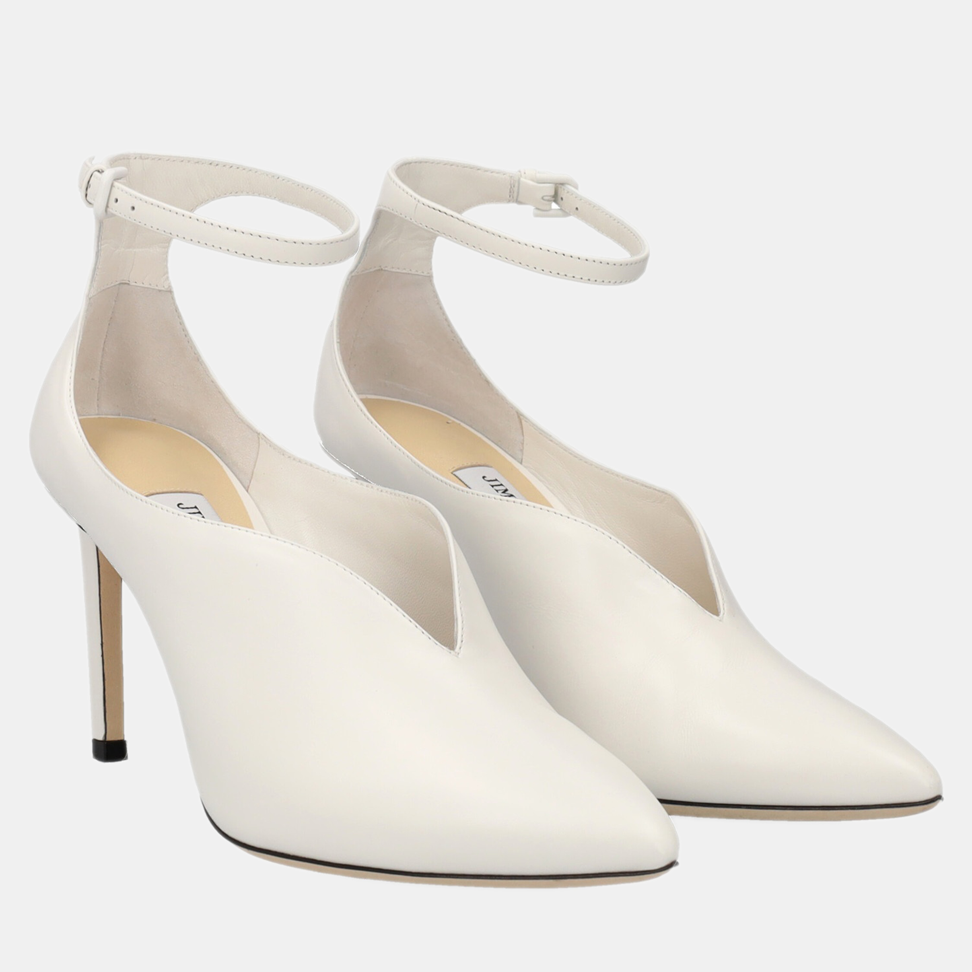 

Jimmy Choo Women's Leather Heels - White - EU