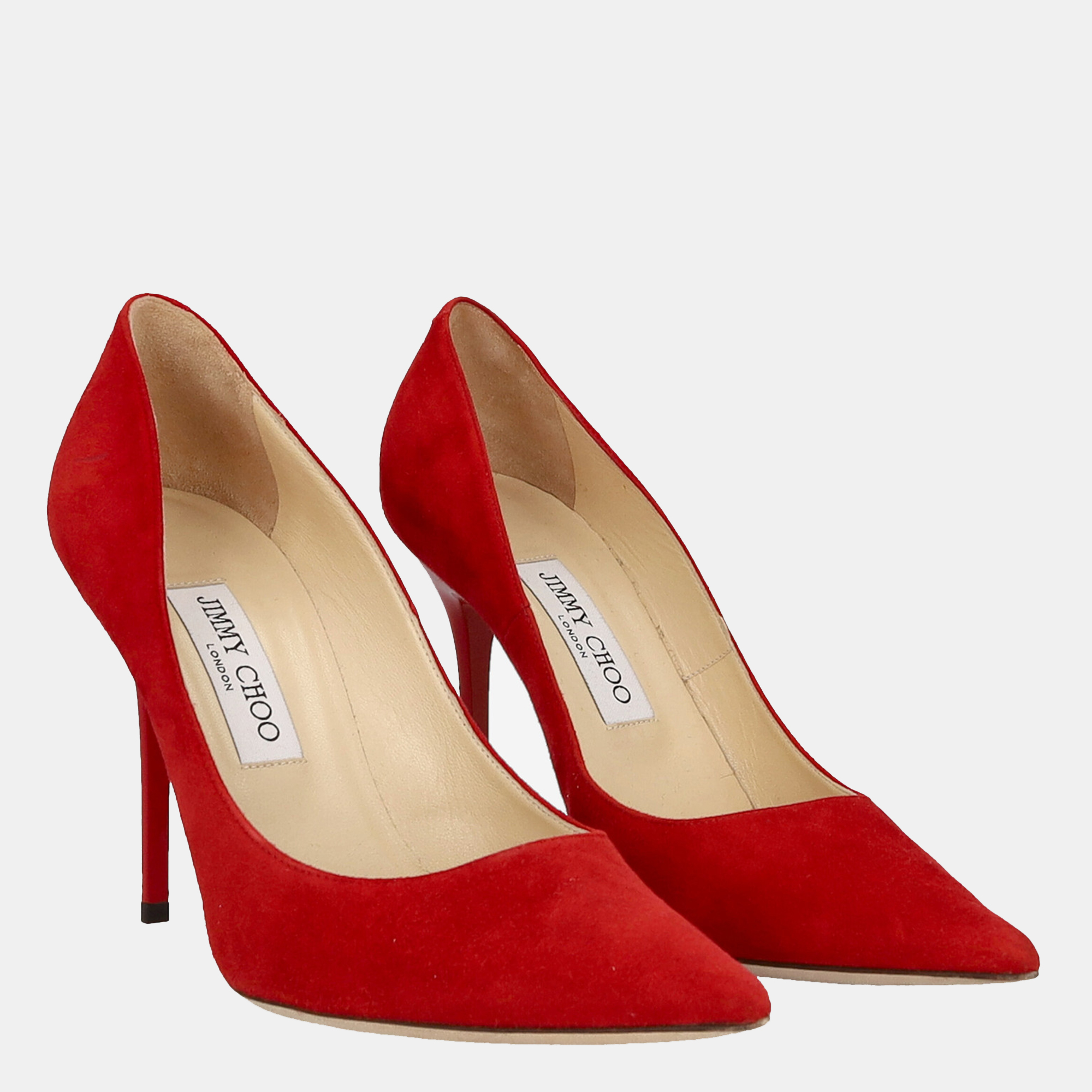 

Jimmy Choo Women's Leather Heels - Red - EU