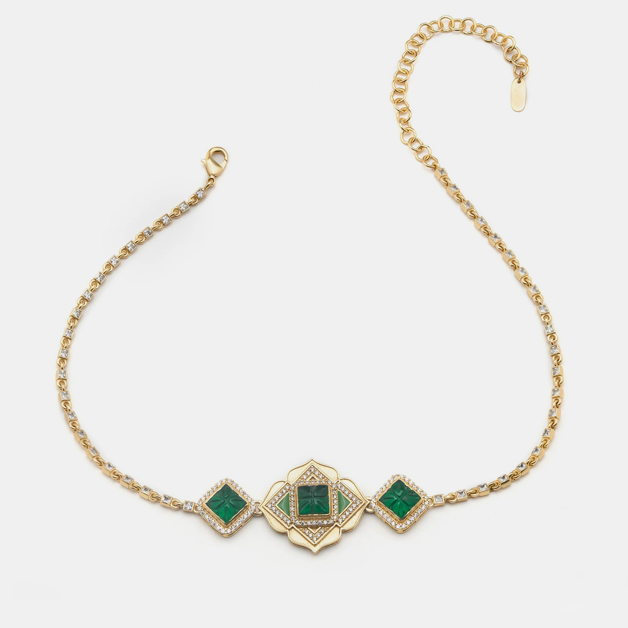 Pre-owned Aulerth X Jj Valaya Rumeli Geometric Choker