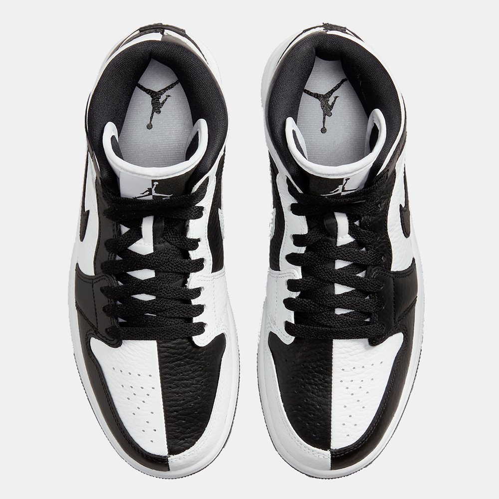 

WMNS Jordan 1 Mid Split Black White Sneakers Size US 6.5W (EU