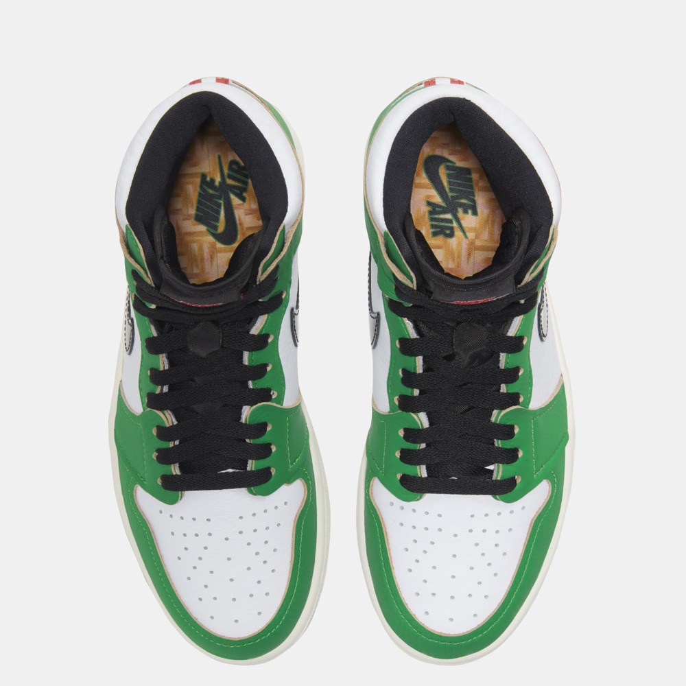 

WMNS Jordan 1 Lucky Green Sneakers Size US 6.5W (EU, Black