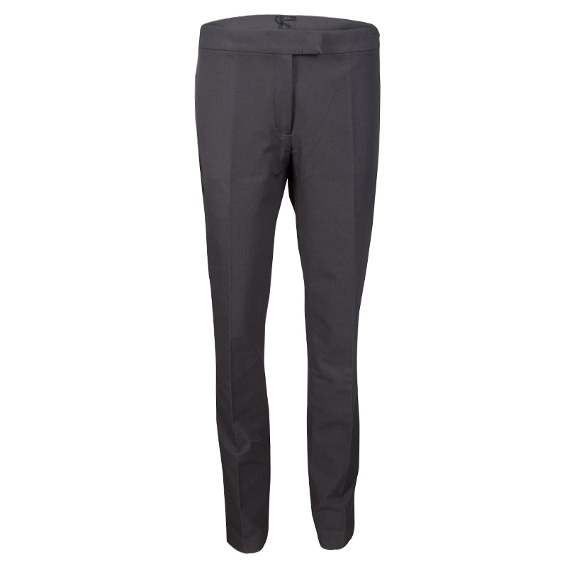 

Joseph Slate Grey Stretch Gabardine Finley Regular Fit Trousers L