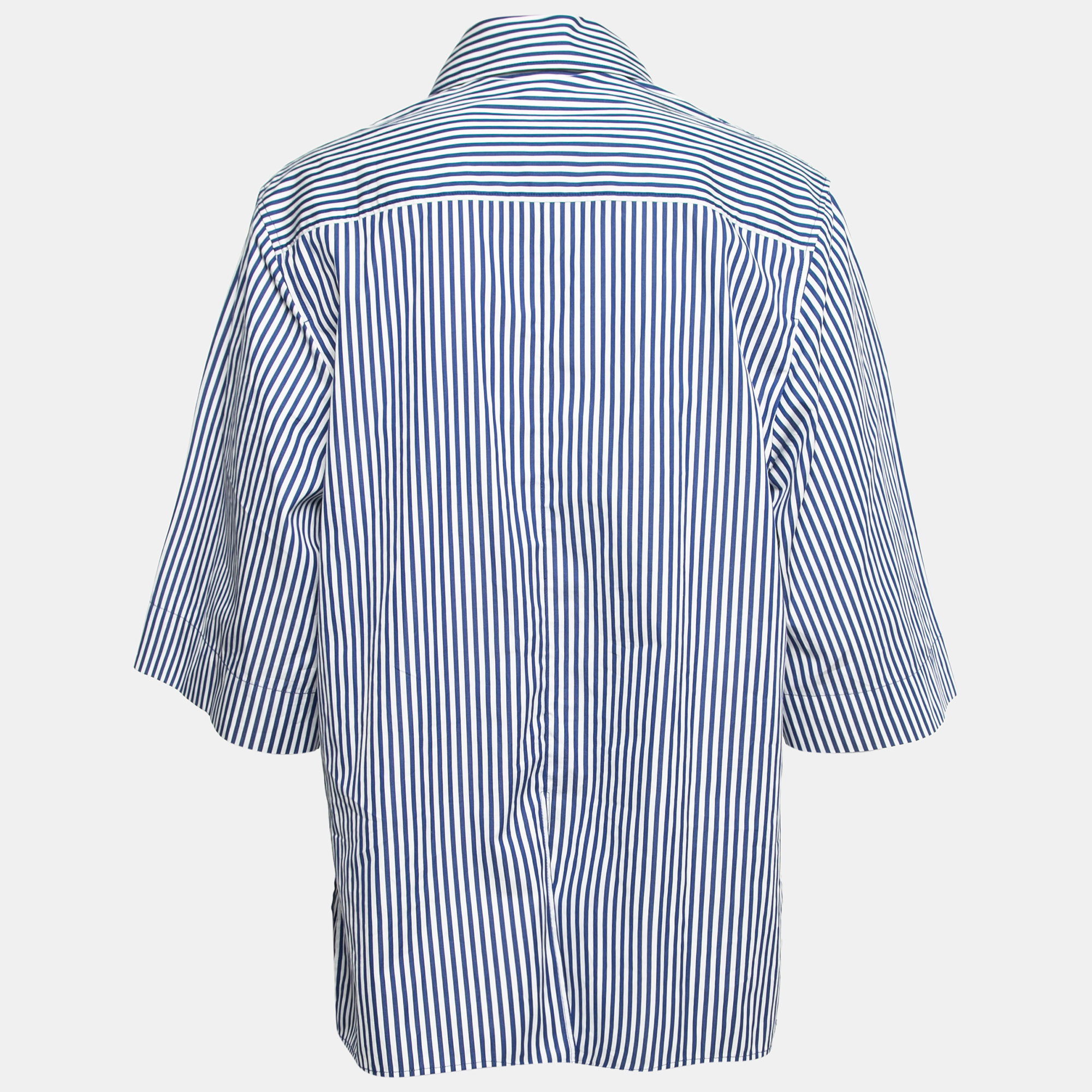 

Joseph Blue Striped Cotton Tunic Shirt