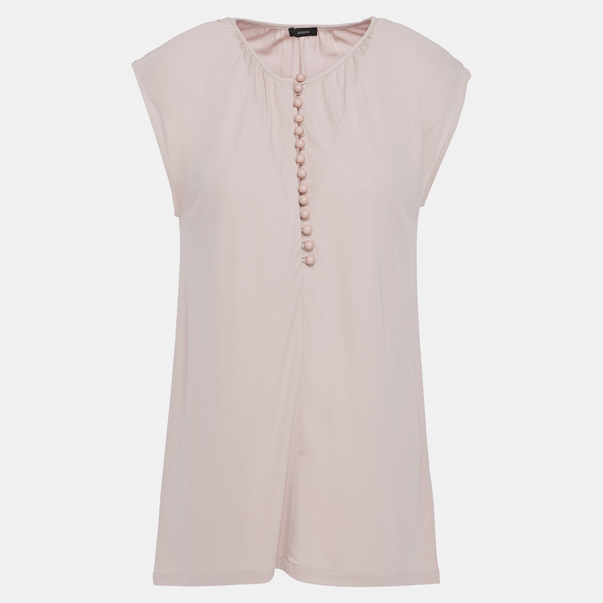 Pre-owned Joseph Viscose Sleeveless Top S In Pink