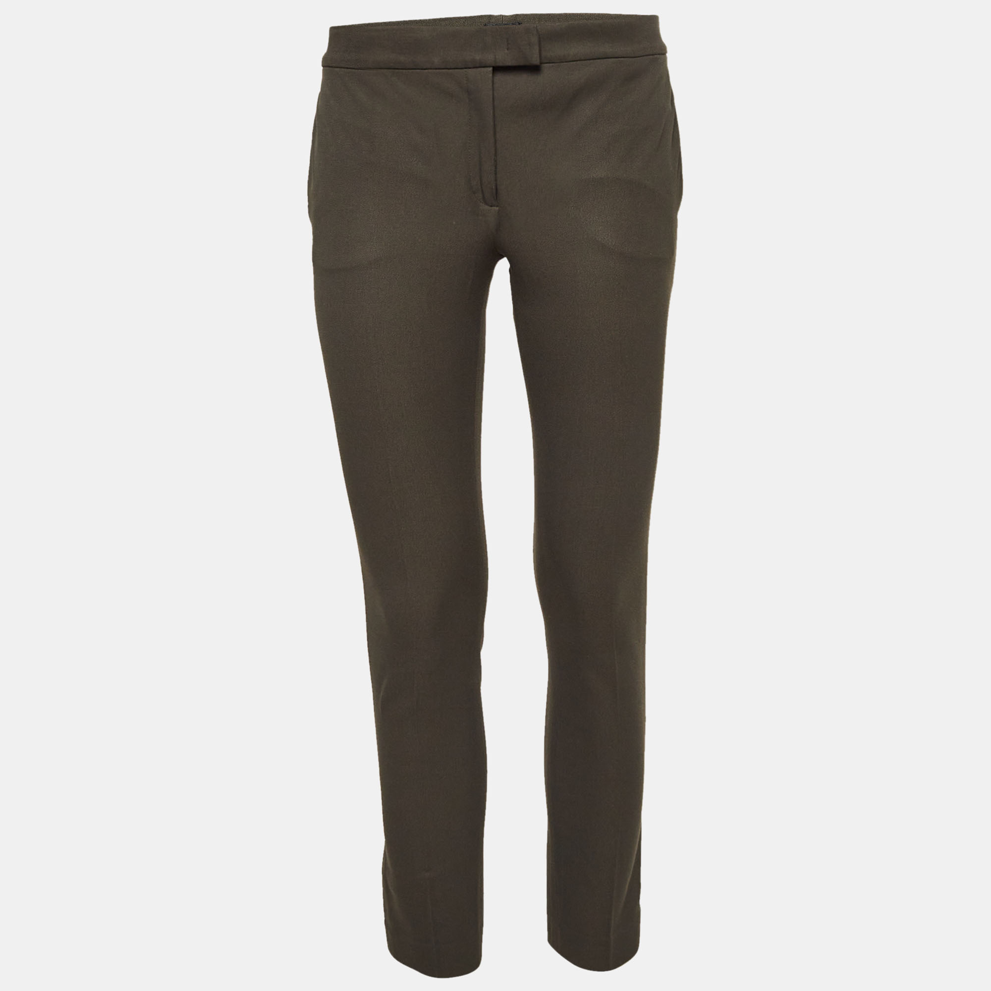 

Joseph Green Gabardine Ankle-Length Pants S