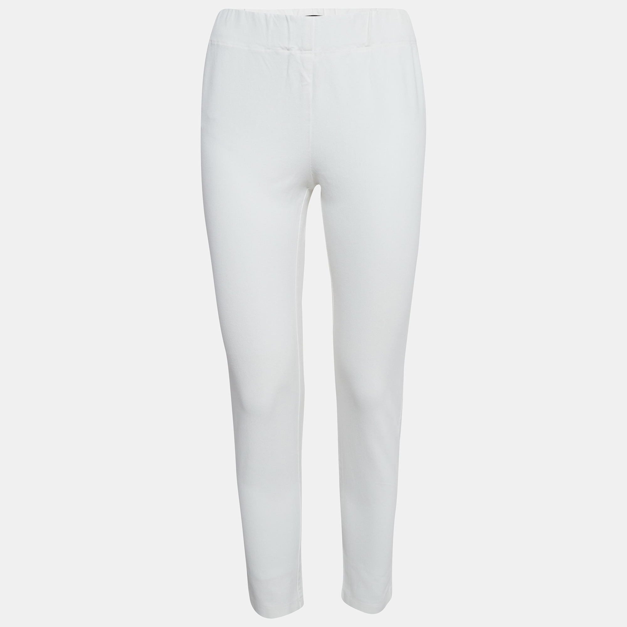 

Joseph White Gabardine Tight Fit Leggings M