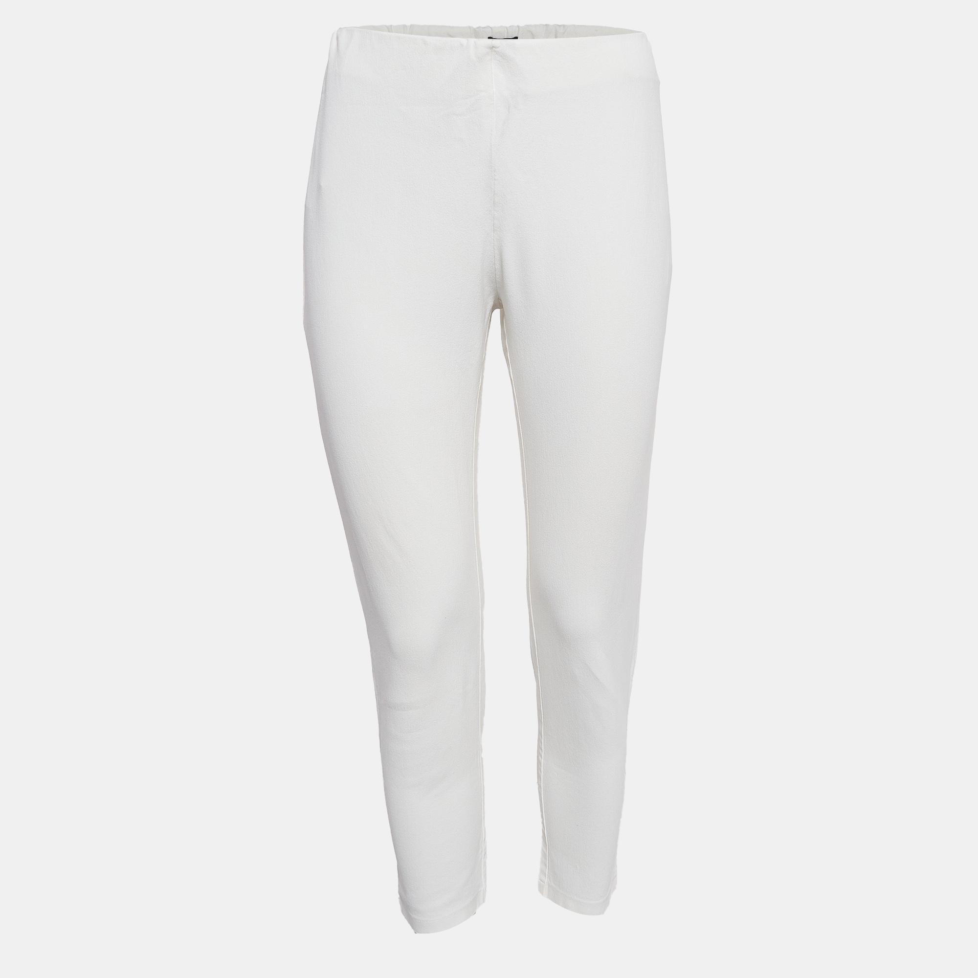 

Joseph White Stretch Gabardine Leggings M