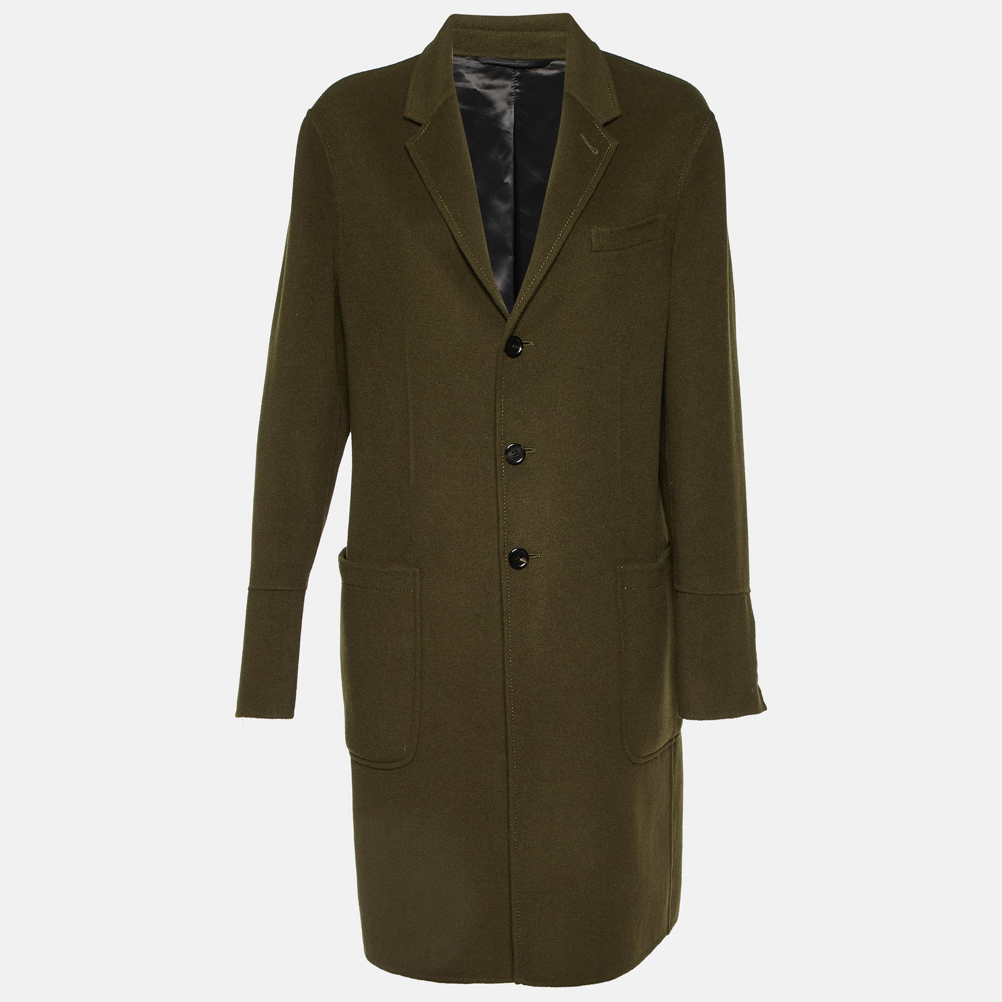 

Joseph Olive Green Double Wool Bentley Coat XXL