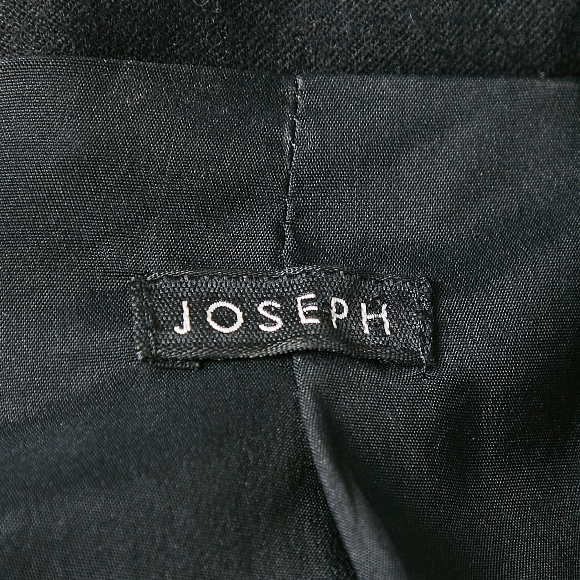Joseph Black Wool Single Breasted Blazer S 