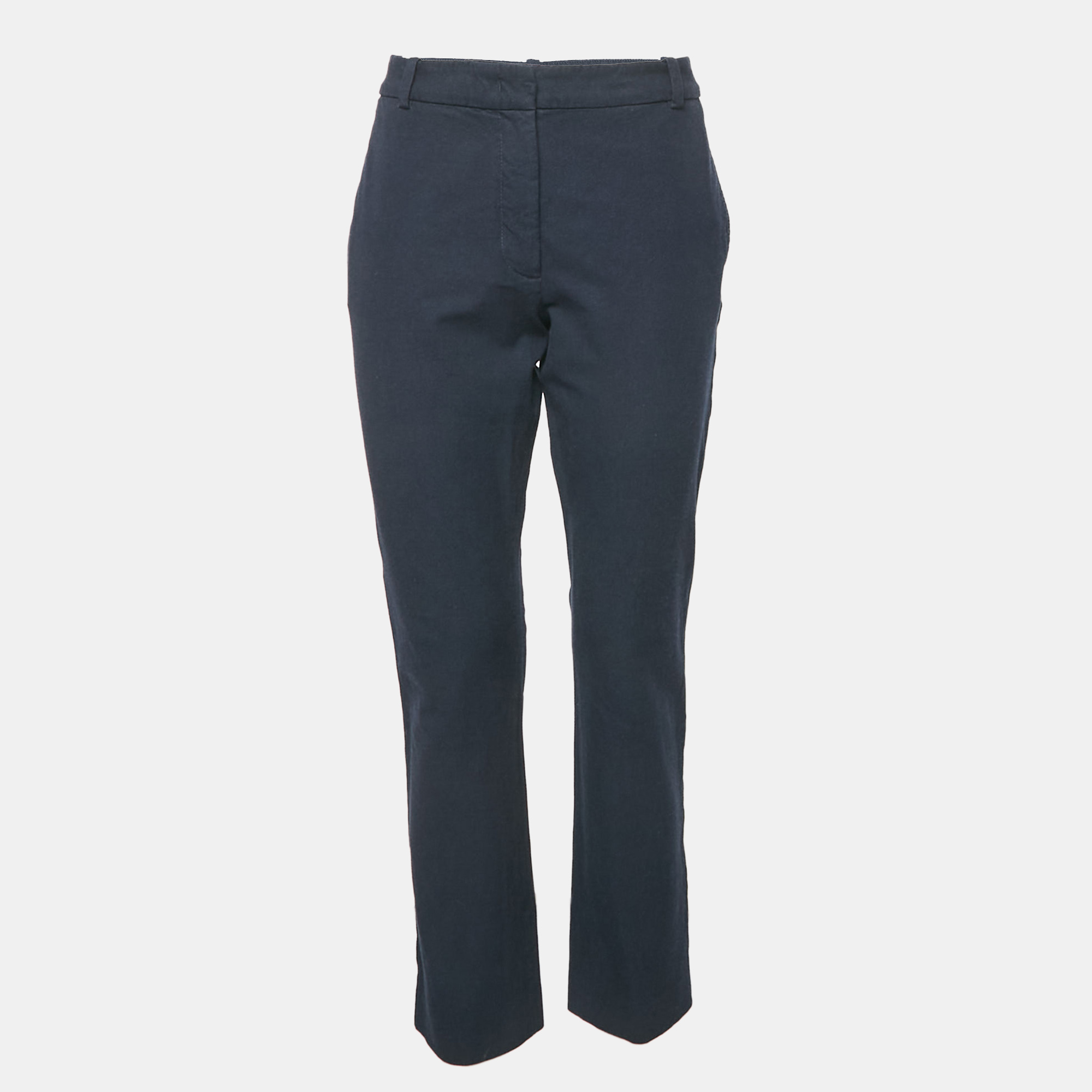 

Joseph Navy Blue Stretch Gabardine Trousers M