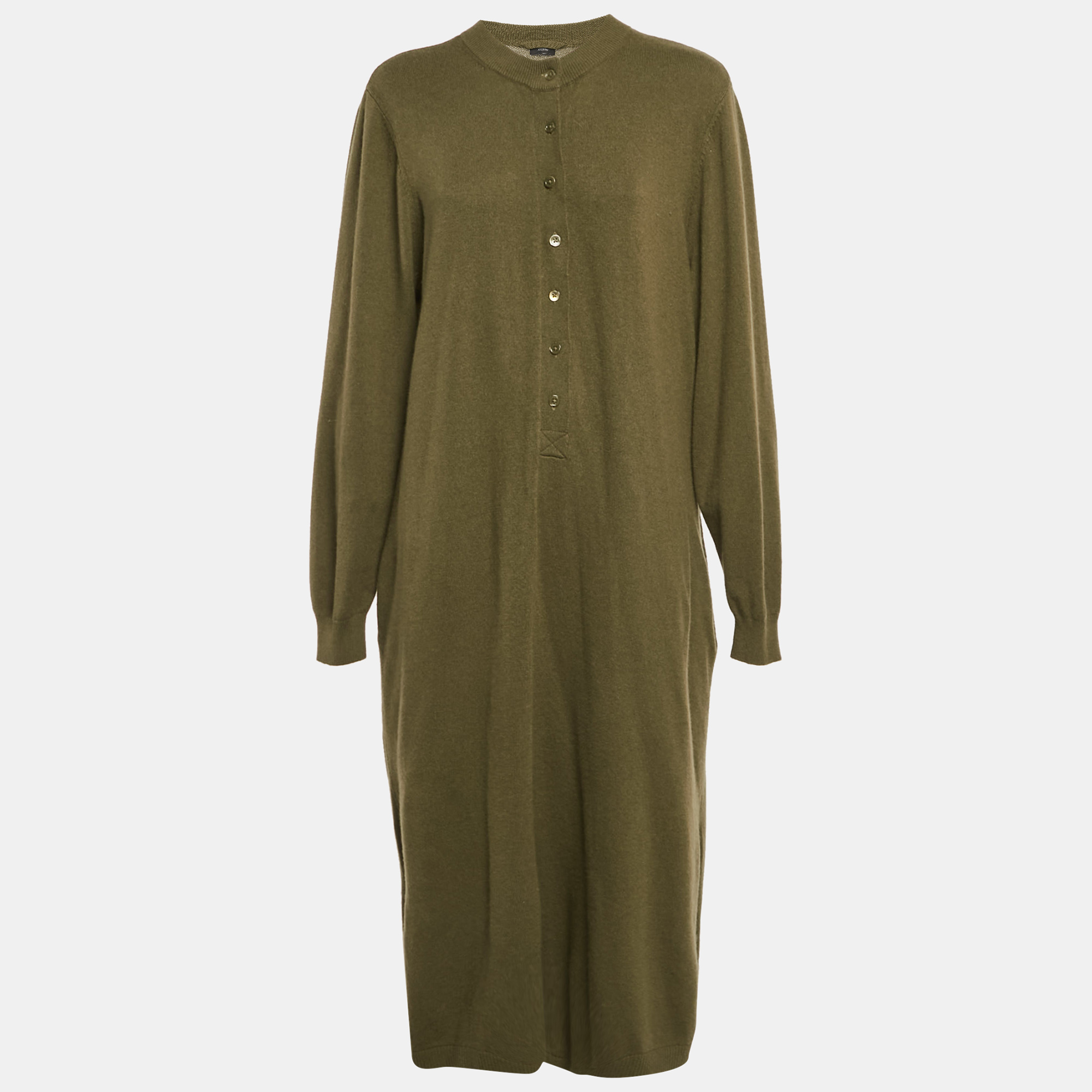 

Joseph Green Cashmere Knit Long Dress XL