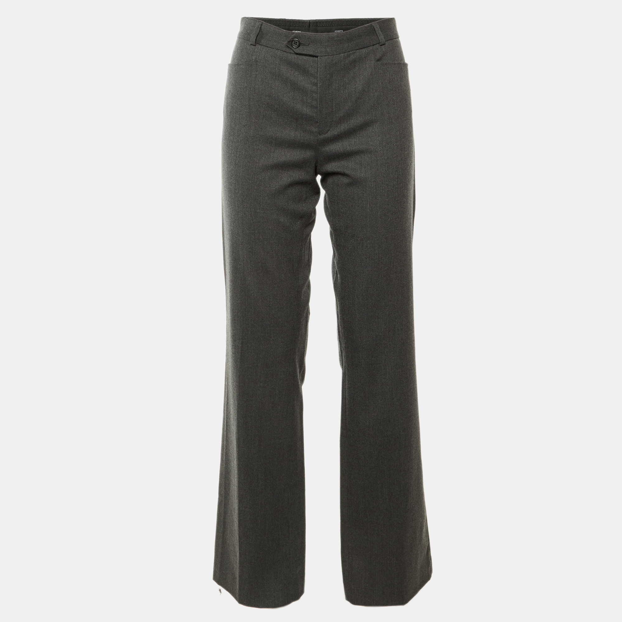 

Joseph Grey Wool Straight Leg Pants M