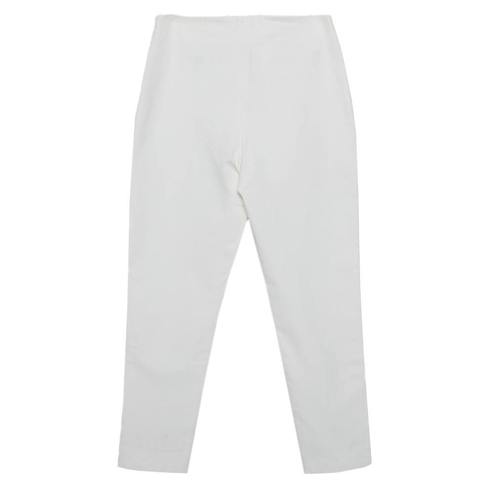 

Joseph White Stretch Cotton High Waist Capri Pants