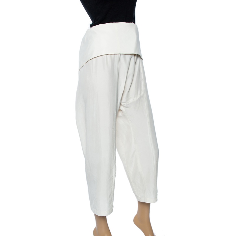 

Joseph Off White Shadele Silk Parachute Trousers