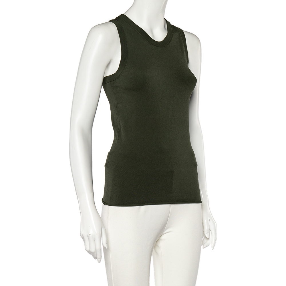 

Joseph Military Green Knit Tank Top