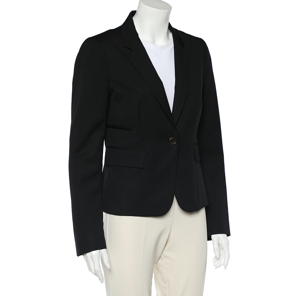 

Joseph Vintage Black Wool Single Button Blazer